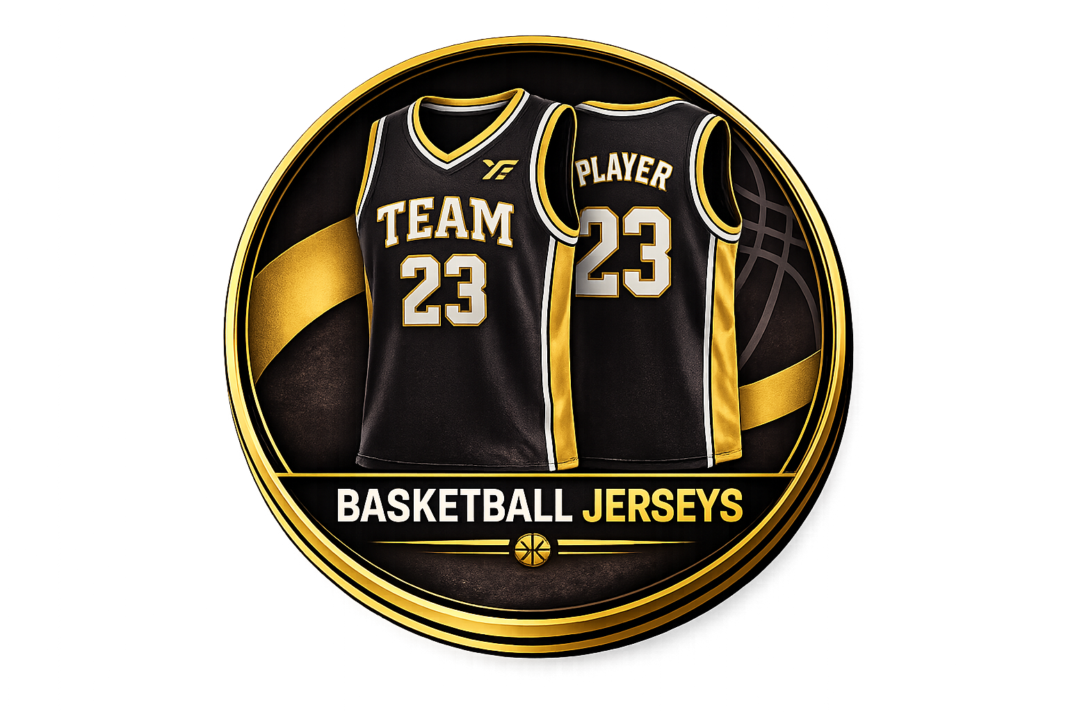 Custom basketball uniform set