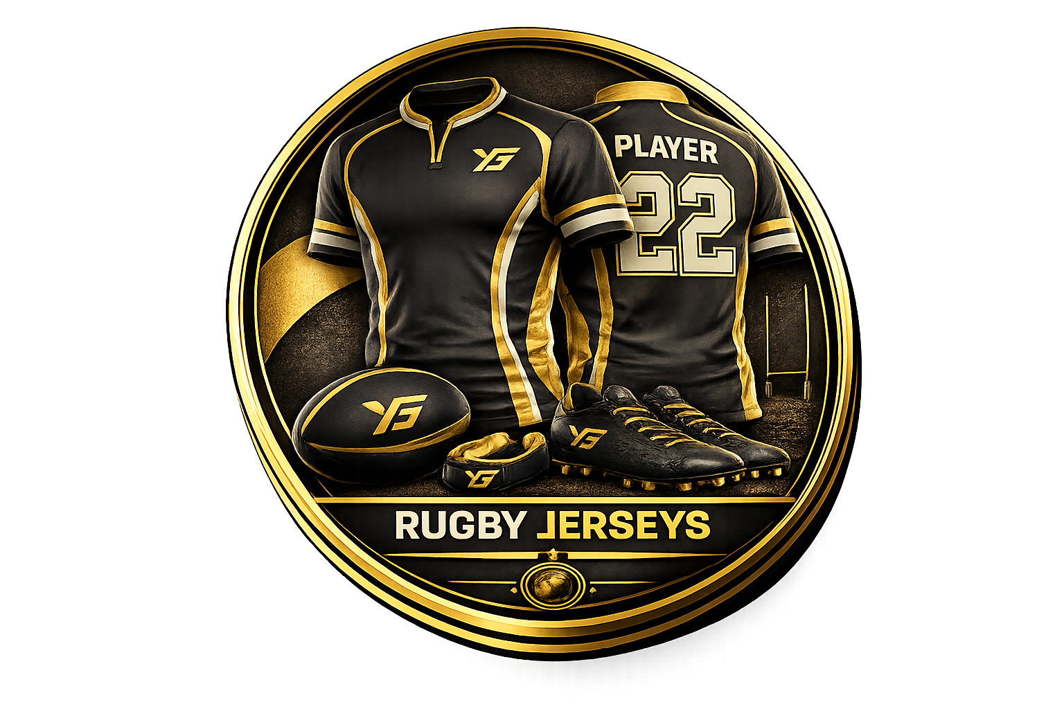 Custom rugby uniform kit